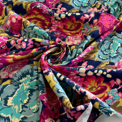 Boho Roses Floral Jersey - Needle Sharp