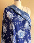 Byzance Dress: Ink Blue Pimpernell Viscose Challis - Needle Sharp