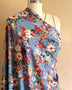 Byzance Dress: Muted Garden Vintage Floral Viscose Challis - Needle Sharp