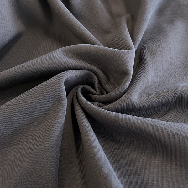 Calm Gray Brushed Cotton Fleece - Needle Sharp
