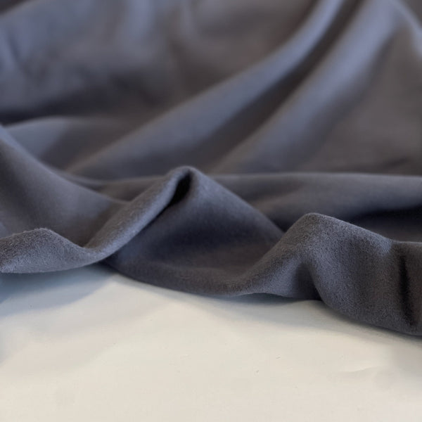 Calm Gray Brushed Cotton Fleece - Needle Sharp