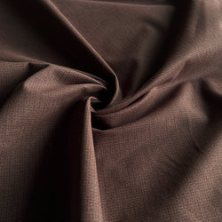 Remnant - Chocolate Microcheck Moleskin - 1.56  yd