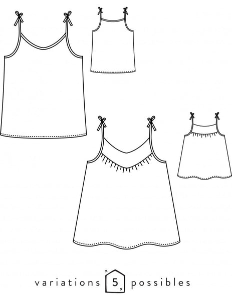 Crepuscule Dress: 70s Jungle Cotton Lawn - Needle Sharp