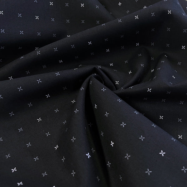 Cross Stitch Black Linen Cotton Blend - Needle Sharp