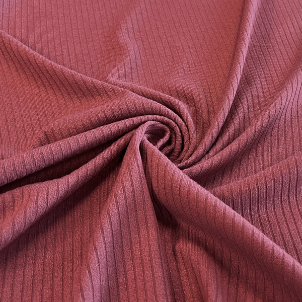 Dark Blush Wide Rib Knit - Needle Sharp