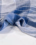 Denim Blue Tablecloth Check Linen - Needle Sharp
