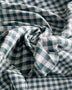 Forest Green Gingham Double Gauze - Needle Sharp