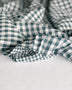 Forest Green Gingham Double Gauze - Needle Sharp