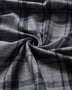 Remnant - Gray Tartan Plaid Flannel - 1.19  yd