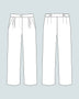 High Waisted Trousers Sewing Pattern by The Assembly Line