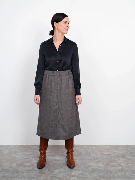 A Line Midi Skirt Sewing Pattern by The Assembly Line