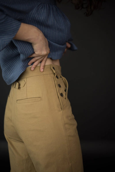 Quinn Trousers Sewing Pattern by Merchant & Mills