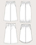 A Line Midi Skirt Sewing Pattern by The Assembly Line