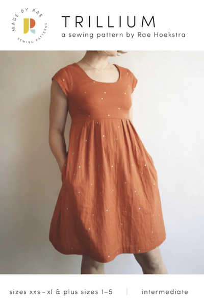 Trillium Dress Sewing Pattern by Made By Rae