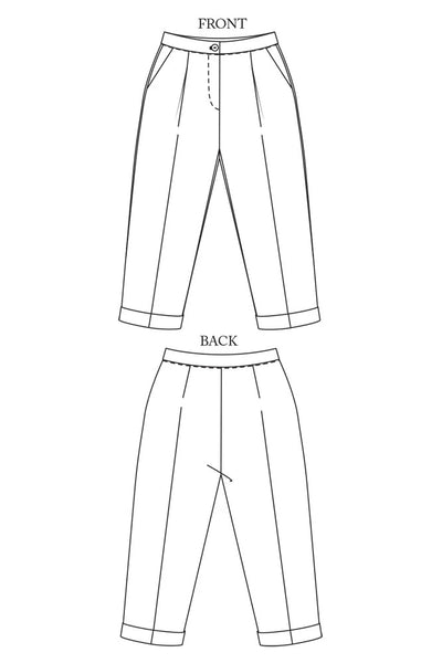 Pegs Trousers Sewing Pattern by Merchant & Mills