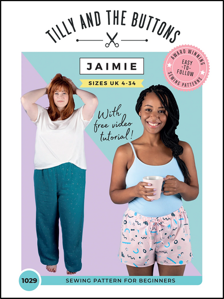 Jaimie Pyjamas Sewing Pattern by Tilly and the Buttons