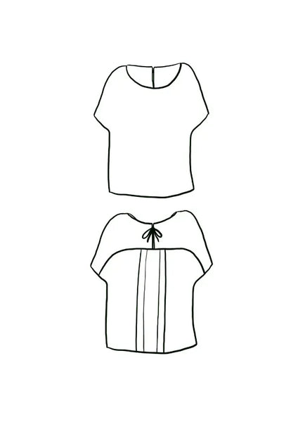 Palma Top Sewing Pattern by Maison Fauve