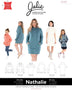 Nathalie Wrap Funnel Sweatshirt Sewing Pattern by Jalie Patterns