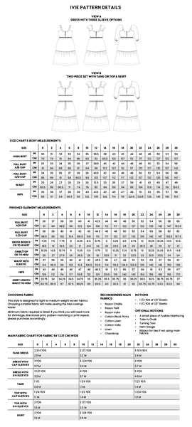Ivie Dress Sewing Pattern from Chalk & Notch - Needle Sharp