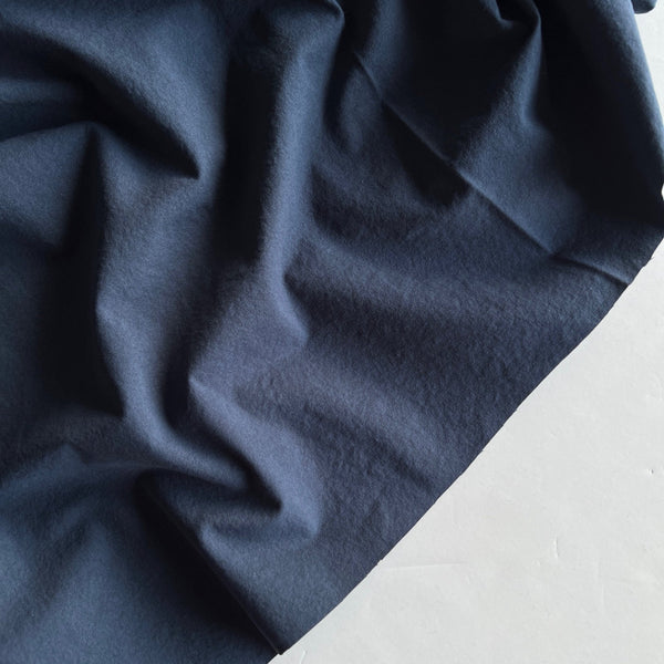 Navy Heavyweight Cotton Broadcloth - Needle Sharp