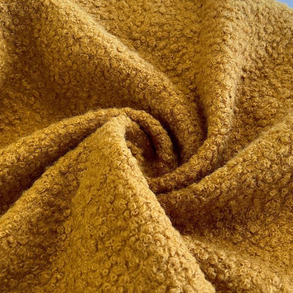 Ochre Boucle Wool - Needle Sharp