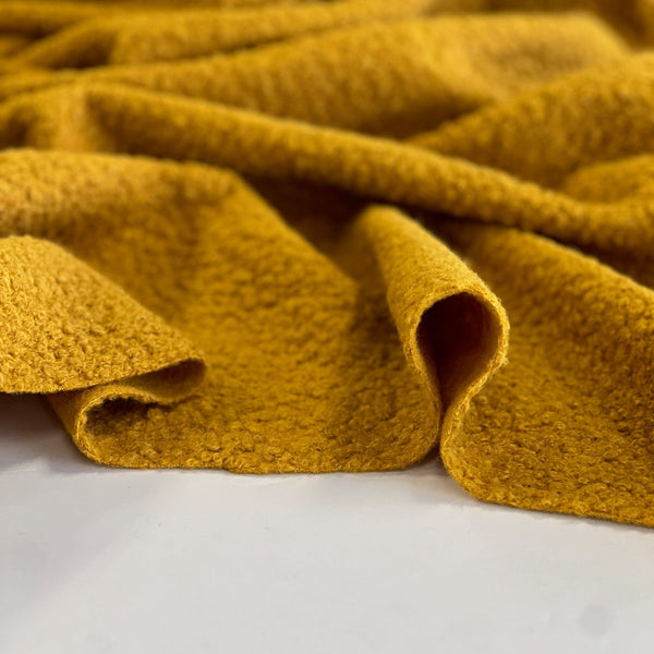 Ochre Boucle Wool - Needle Sharp