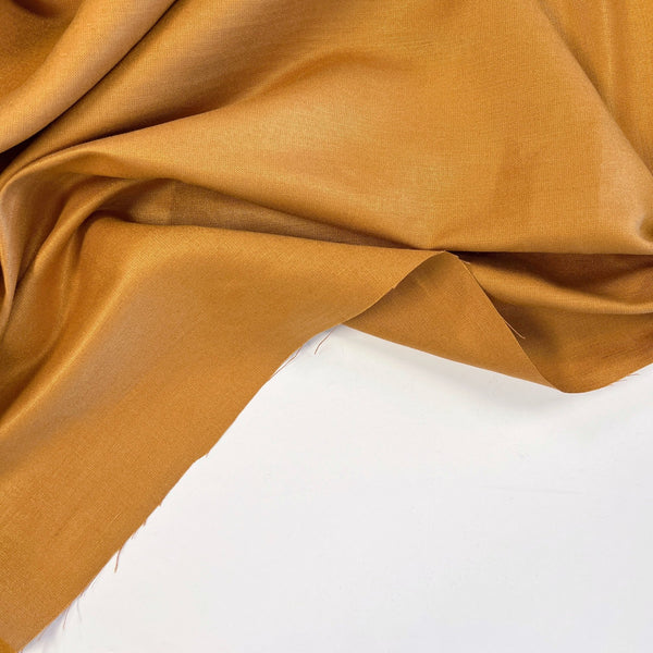 Ochre Linen Viscose Slub - Needle Sharp