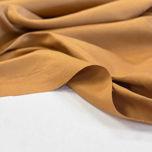 Ochre Linen Viscose Slub - Needle Sharp