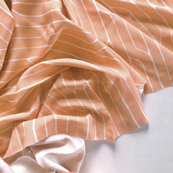 Remnant - Peach Orchard Lane Rayon Challis - 4.77  yd