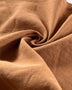 Remnant - Pecan Washed Linen Cotton Twill - 1.44  yd
