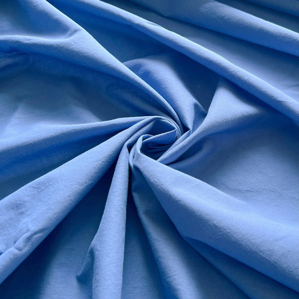 Remnant - Azure Blue Cotton Voile - 1.69 yd - Needle Sharp