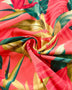 Remnant - Coral Tropical Leaves Nylon Spandex - 0.49 yd - Needle Sharp