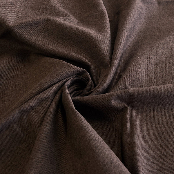 Remnant - Espresso Cotton Flannel Twill - 1.47 yd - Needle Sharp