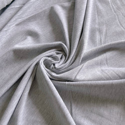 Remnant - Heather Gray Bamboo Cotton French Terry - 1.13 yd - Needle Sharp