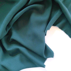 Remnant - Hunter Green Viscose Twill - 0.88 yd - Needle Sharp