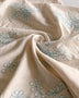 Remnant - Ivory Embroidered Linen Viscose Poplin - 0.52 yd - Needle Sharp