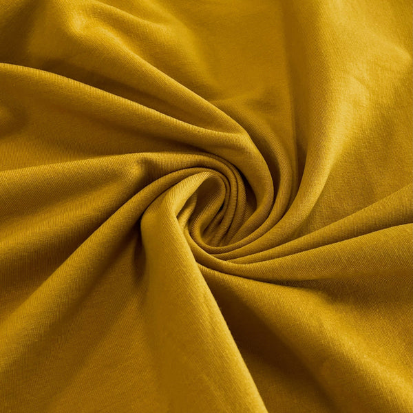 Remnant - Nugget Gold Bamboo Cotton Fleece - 2.16 yd - Needle Sharp