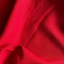Remnant - True Red Brussels Washer Linen 2 - 1.43 yd - Needle Sharp