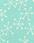 Remnant - Turquoise Jacks Canvas - 0.75 yd - Needle Sharp