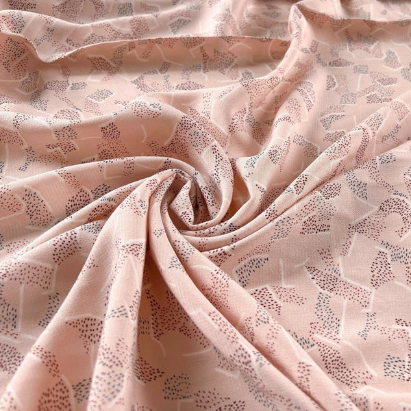 Remnant - Vera Blush Viscose Crepe - 5.42 yd - Needle Sharp