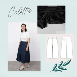 The Assembly Line Culottes Sewing Kit - Needle Sharp