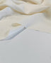 Tile Weave Ivory Linen Viscose Blend - Needle Sharp