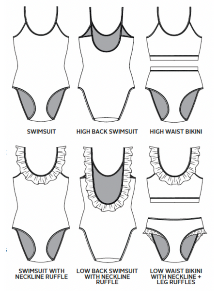 Self-Care Sewing Kit: Coralie Swimsuit - Needle Sharp