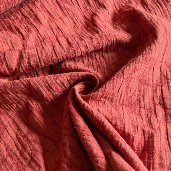 Auburn Cotton Linen Abstract Jacquard - Needle Sharp