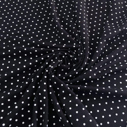 Black Bamboo Dot Jersey - Needle Sharp