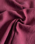 Black Currant Washed Linen - Needle Sharp