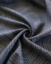 Black Hexagonal Jacquard Cotton - Needle Sharp