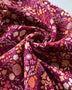 Burgundy Blooming Floral Rayon Lawn - Needle Sharp