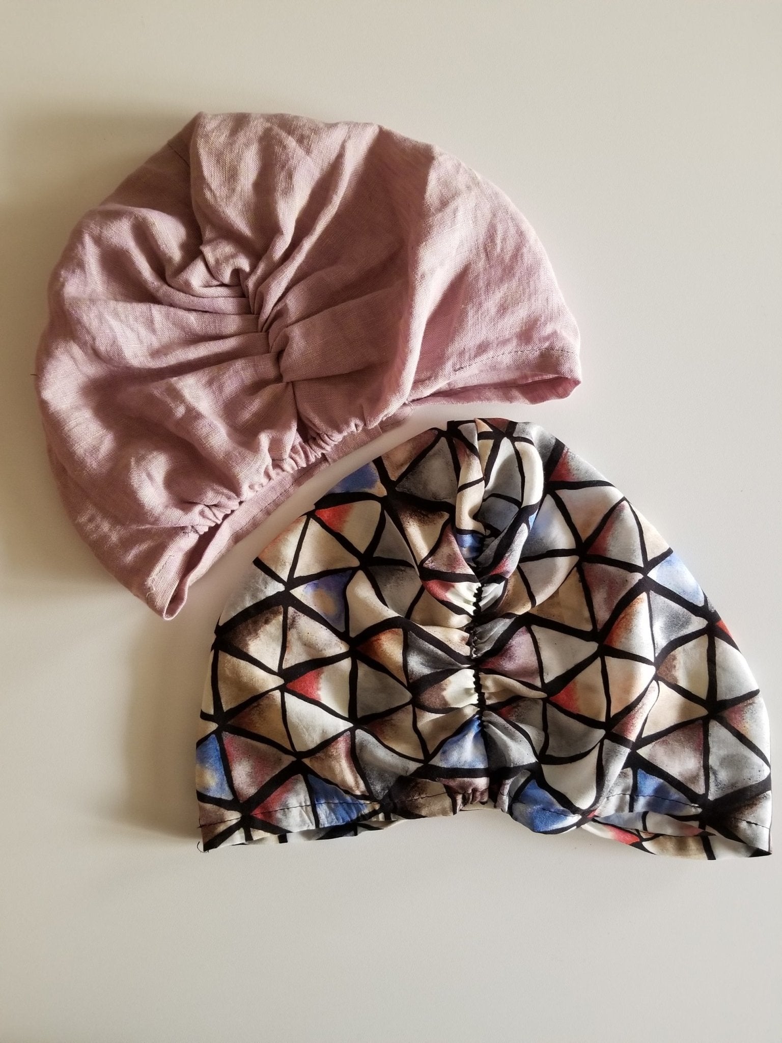 Comfort Caps Sewing Kit: Mahogany Turban - Needle Sharp