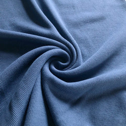Denim Blue Rib Knit - Needle Sharp